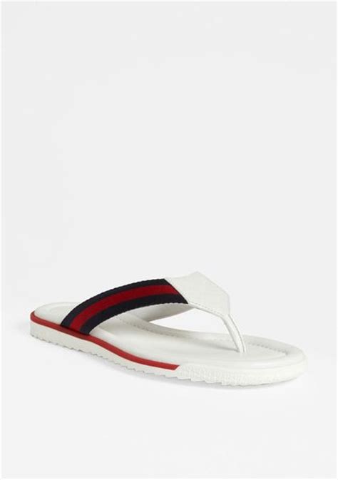 gucci flip flops white cost|Gucci Flip Flops for sale.